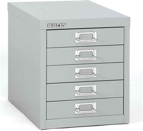 bisley 5 drawer steel desktop multidrawer storage cabinet|cheap bisley filing cabinets.